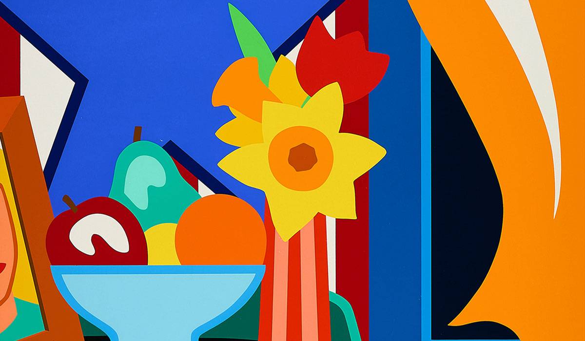 Kunstwerk von Wesselmann mit Stilleben Kunstwerk von Wesselmann mit Stilleben